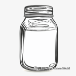 Empty Canning Jar Coloring Pages 3