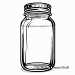 Empty Jam Jar Coloring Pages for Adults 4
