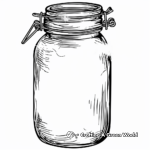 Empty Jar with Handle Coloring Pages 2