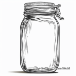 Empty Jar with Handle Coloring Pages 3