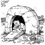 Empty Tomb Garden Scene Coloring Pages 3