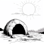 Empty Tomb Sunrise Coloring Pages 2