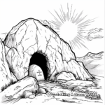 Empty Tomb Sunrise Coloring Pages 3