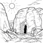 Empty Tomb Sunrise Coloring Pages 4