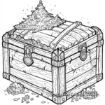 Enchanted Fairy Tale Treasure Chest Coloring Pages 4