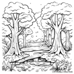 Enchanted Forest Coloring Pages for Adults 2