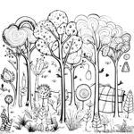 Enchanted Forest Coloring Pages for Adults 3