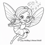 Enchanting Fairy Magic Coloring Pages 4