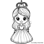 Enchanting Fairy Tale Princess Coloring Pages 3
