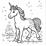 Enchanting Unicorn Coloring Pages 2