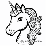 Enchanting Unicorn Coloring Pages 3