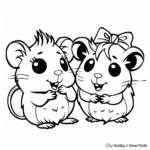 Endearing Littlest Pet Shop Hamsters Coloring Pages 3