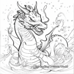 Epic Greek Hydra Dragon Coloring Pages 2