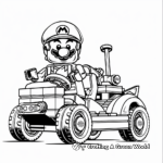 Epic Lego Mario Kart Coloring Pages 2