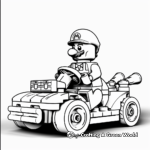 Epic Lego Mario Kart Coloring Pages 3
