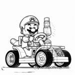 Epic Lego Mario Kart Coloring Pages 4