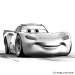 Exciting Cars Movie Coloring Sheets 2