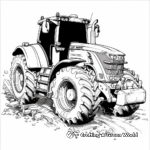 Exciting Construction Tractor Coloring Pages 3