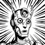 Exciting Cyberman Coloring Pages 1