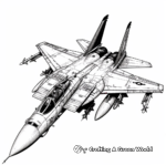 Exciting Jet Fighter Coloring Pages 2