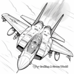 Exciting Jet Fighter Coloring Pages 3