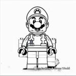 Exciting Lego Mario Action Scene Coloring Pages 2