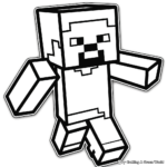 Exciting Minecraft Coloring Pages 4