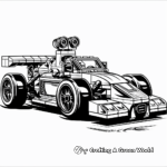 Exciting Race Car Lego Coloring Pages 3