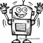 Exciting Robot Adventure Coloring Pages 2