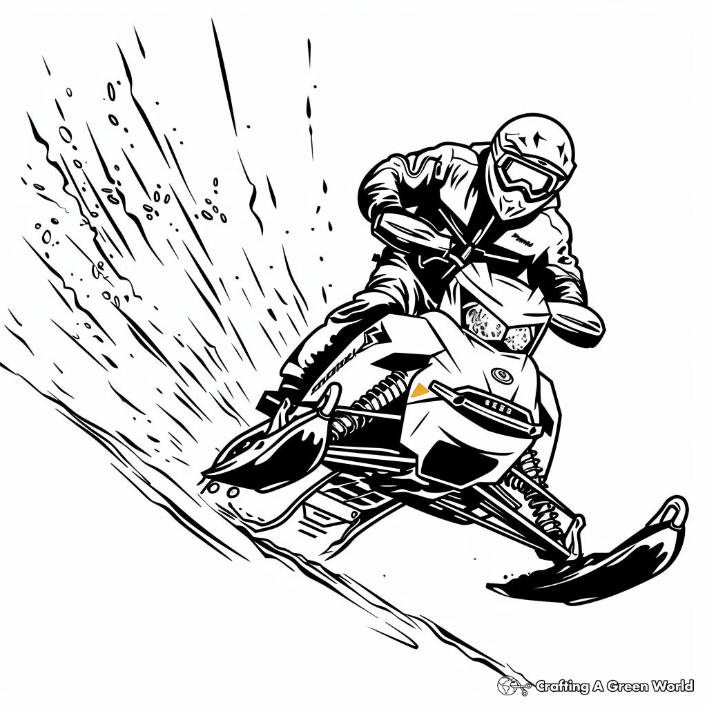Arctic Cat Snowmobile Coloring Pages 2025 Arctic Cat Snowmobile Coloring Pages 2025