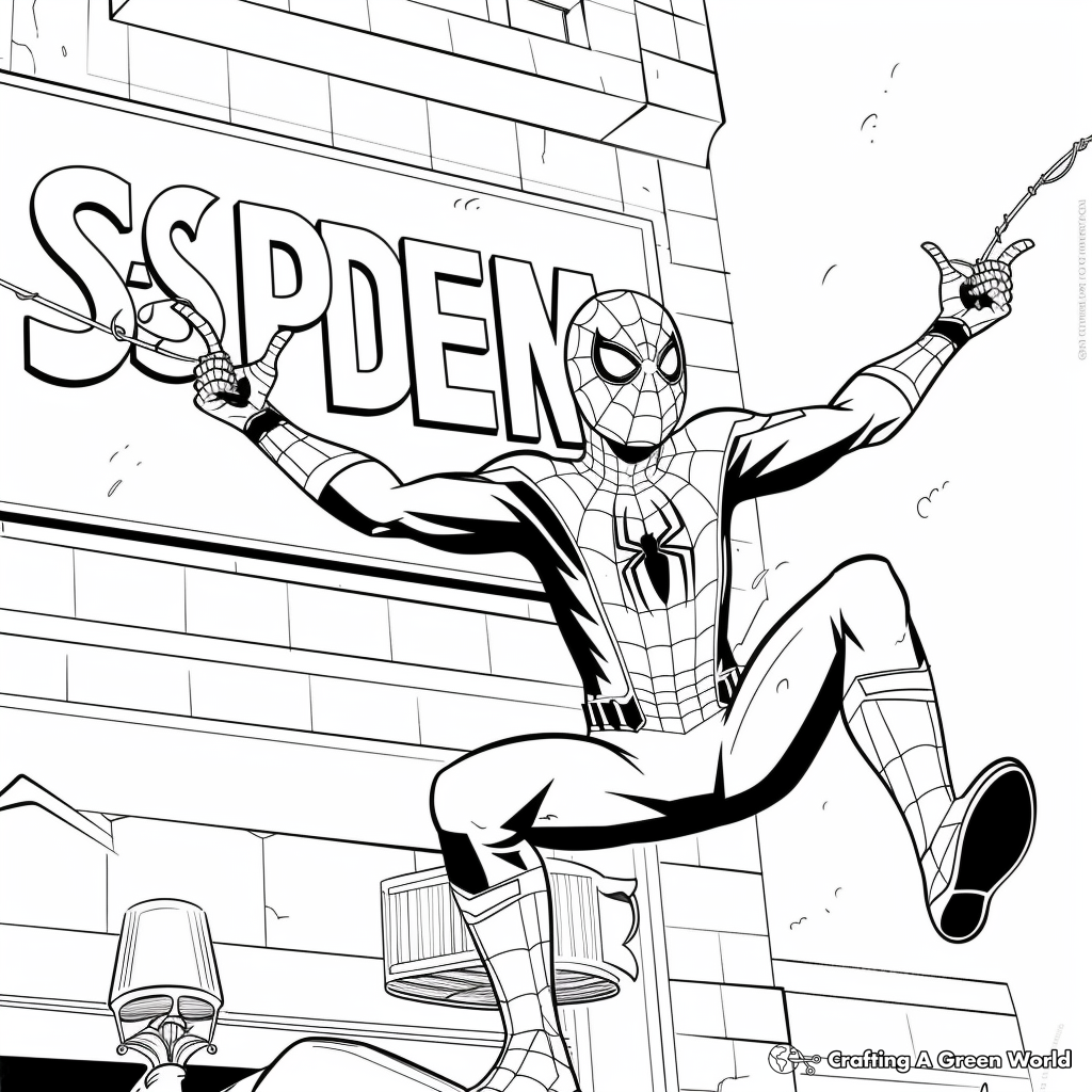 Spider Man No Way Home Coloring Pages Spider Man No Way Home Coloring Pages