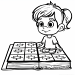 Exciting Sudoku Puzzle Coloring Pages 1