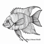 Exotic African Fish Coloring Pages 1