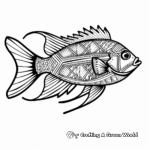 Exotic African Fish Coloring Pages 4