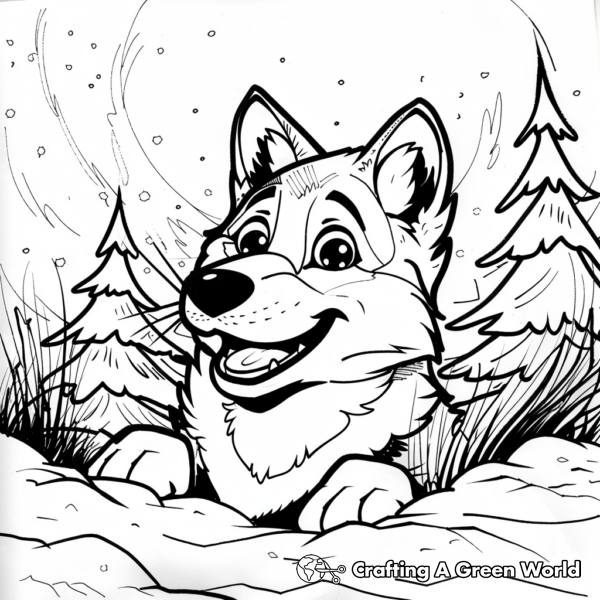 Wolf Anime Coloring Pages - Free &amp; Printable!