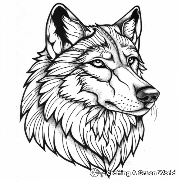 Wolf Anime Coloring Pages - Free & Printable!