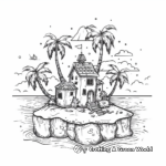 Exotic Dream Vacation Coloring Pages 4
