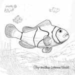 Exotic Harlequin Clownfish Coloring Pages 3