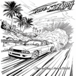 Exotic Locations from Fast and Furious Coloring Pages 1