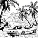 Exotic Locations from Fast and Furious Coloring Pages 2