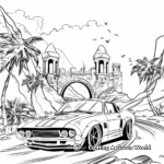 Exotic Locations from Fast and Furious Coloring Pages 3