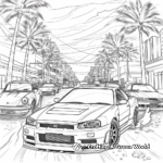 Exotic Locations from Fast and Furious Coloring Pages 4