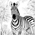 Exotic Rainforest Animals Coloring Pages 4