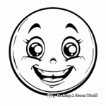 Expressive Emoji Blank Face Coloring Pages 3