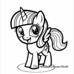 Expressive Twilight Sparkle Coloring Pages 2