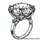 Exquisite Gemstone Ring Coloring Pages 2