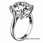 Exquisite Gemstone Ring Coloring Pages 4