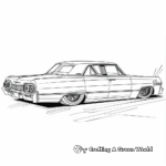 Exquisite Lowrider Limousine Coloring Pages 3