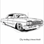 Exquisite Lowrider Limousine Coloring Pages 4