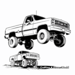 Extra-Large Lifted Fire Truck Coloring Pages 4